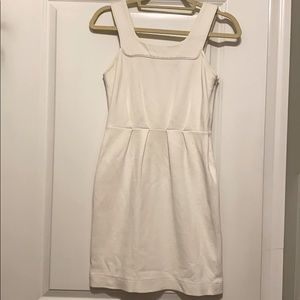 Banana Republic White Sleeveless Dress 0 Petite